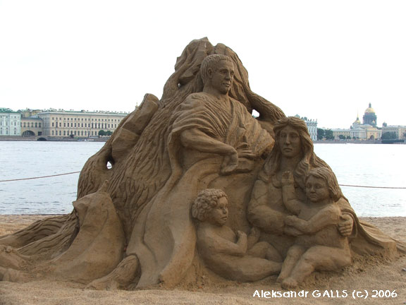 фото песчаная скульптура 